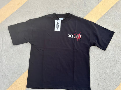 XCLUSIVE Black Oversized Tee